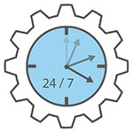 24 / 7 Service